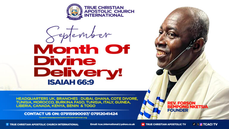 Read more about the article September Month of Divine Delivery