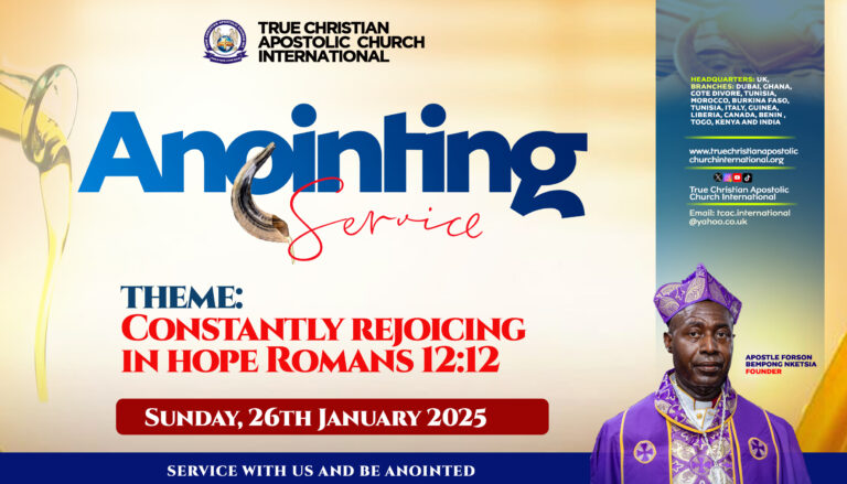 Read more about the article Anointing Service: A Sacred Culmination of 21 Days of Fasting and Prayers