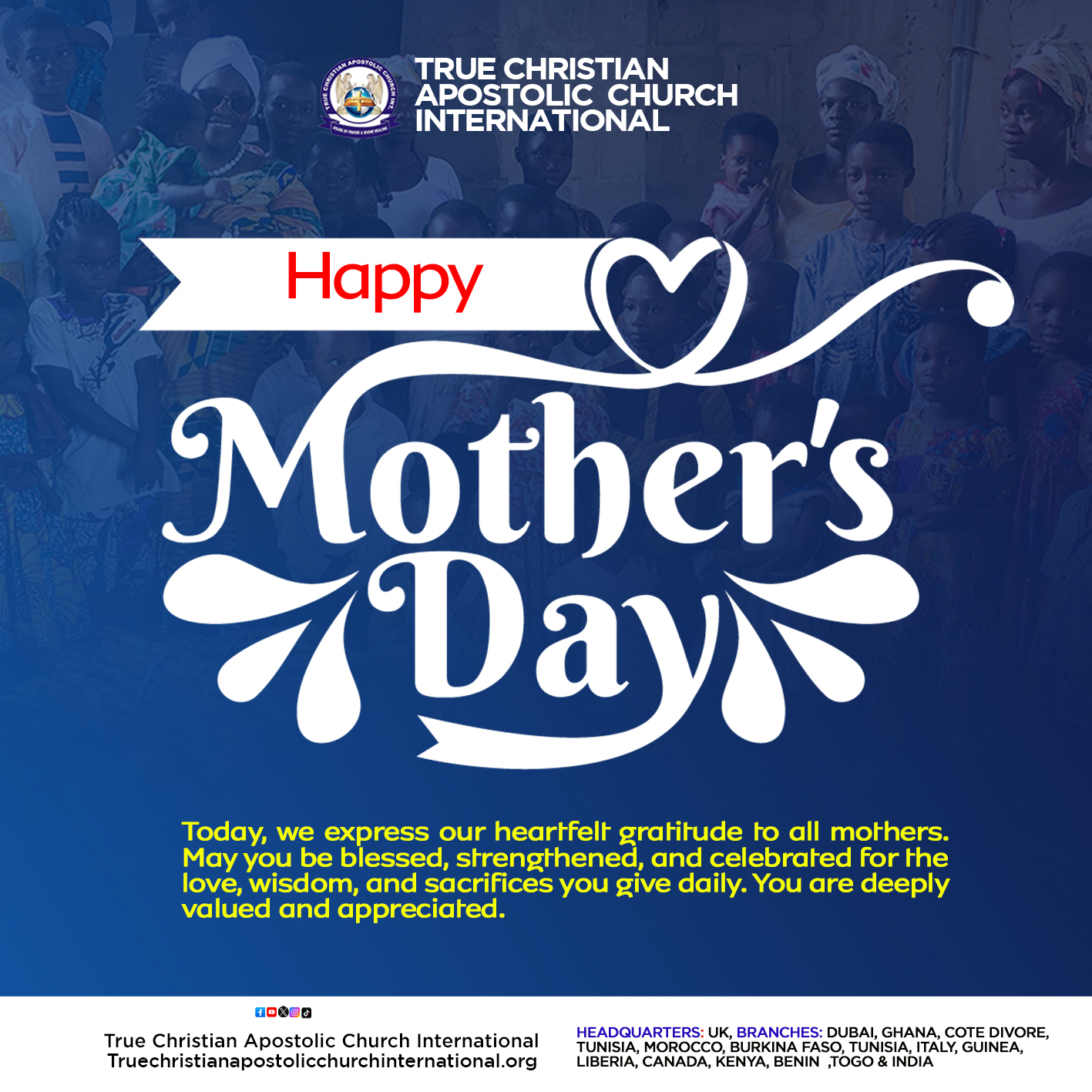 Read more about the article TCACI UK Celebrates  Mother’s Day- Happy Mothers Day
